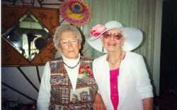 Edith Olson, Dale Little at Edith's 90th