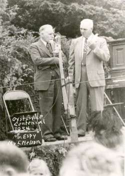 H.A. Espy and Charlie Nelson, Oysterville Centennial 1954