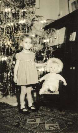 Sydney with Cry-Baby, Christmas 1939