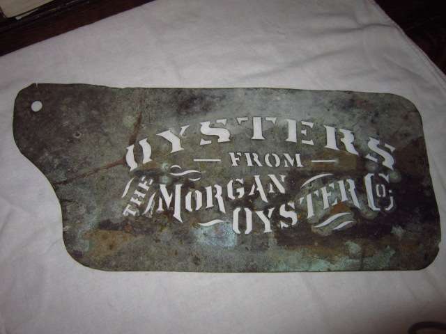 Oyster Box Stencil, c. 1870