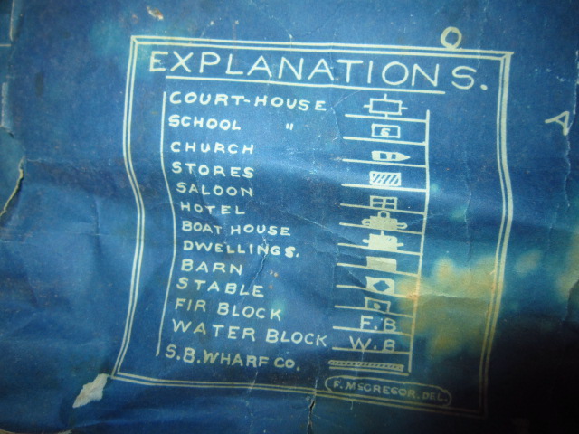 Early Oysterville Blueprint Key