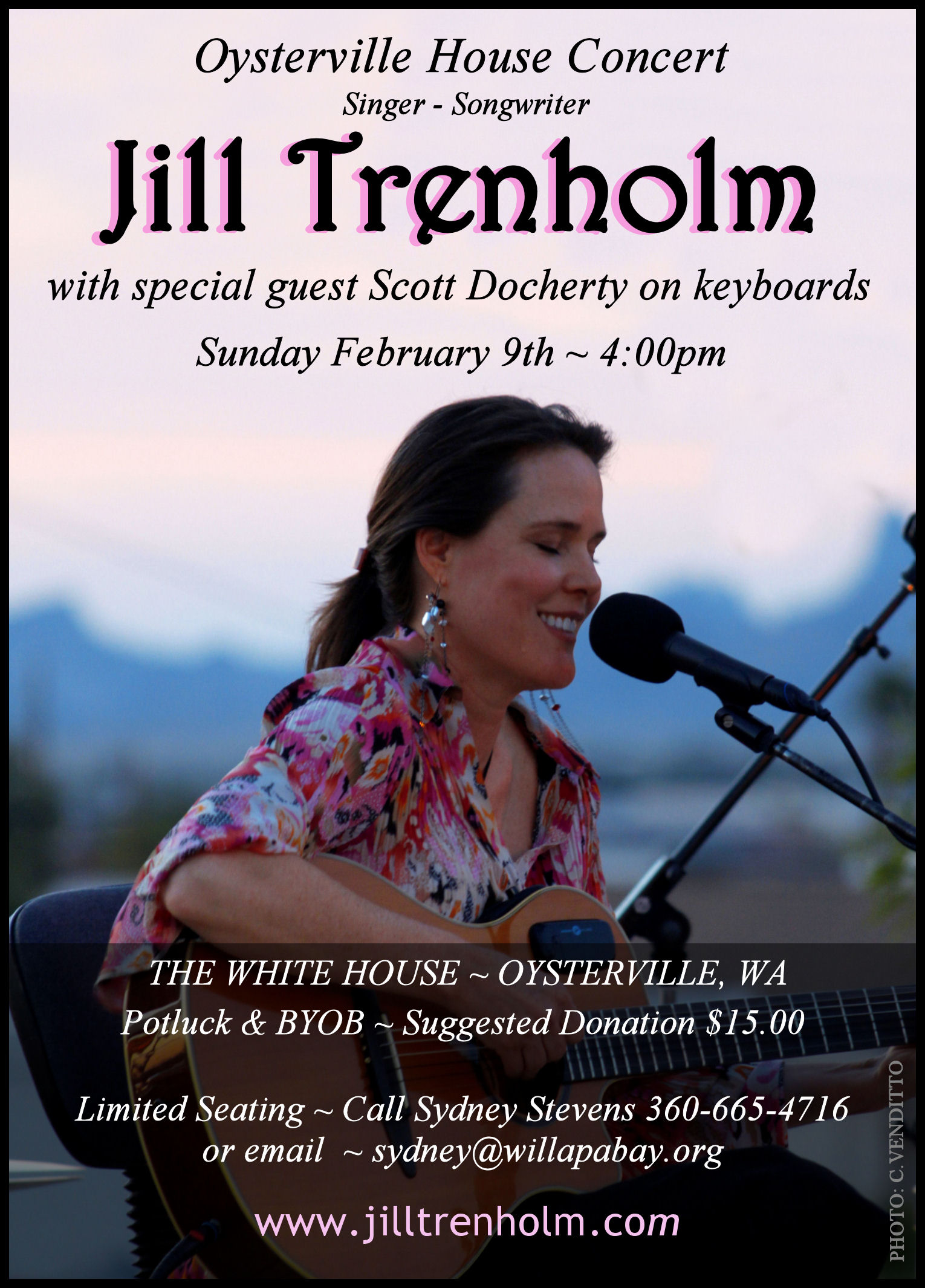 Jill Trenholm Concert Flyer 2014