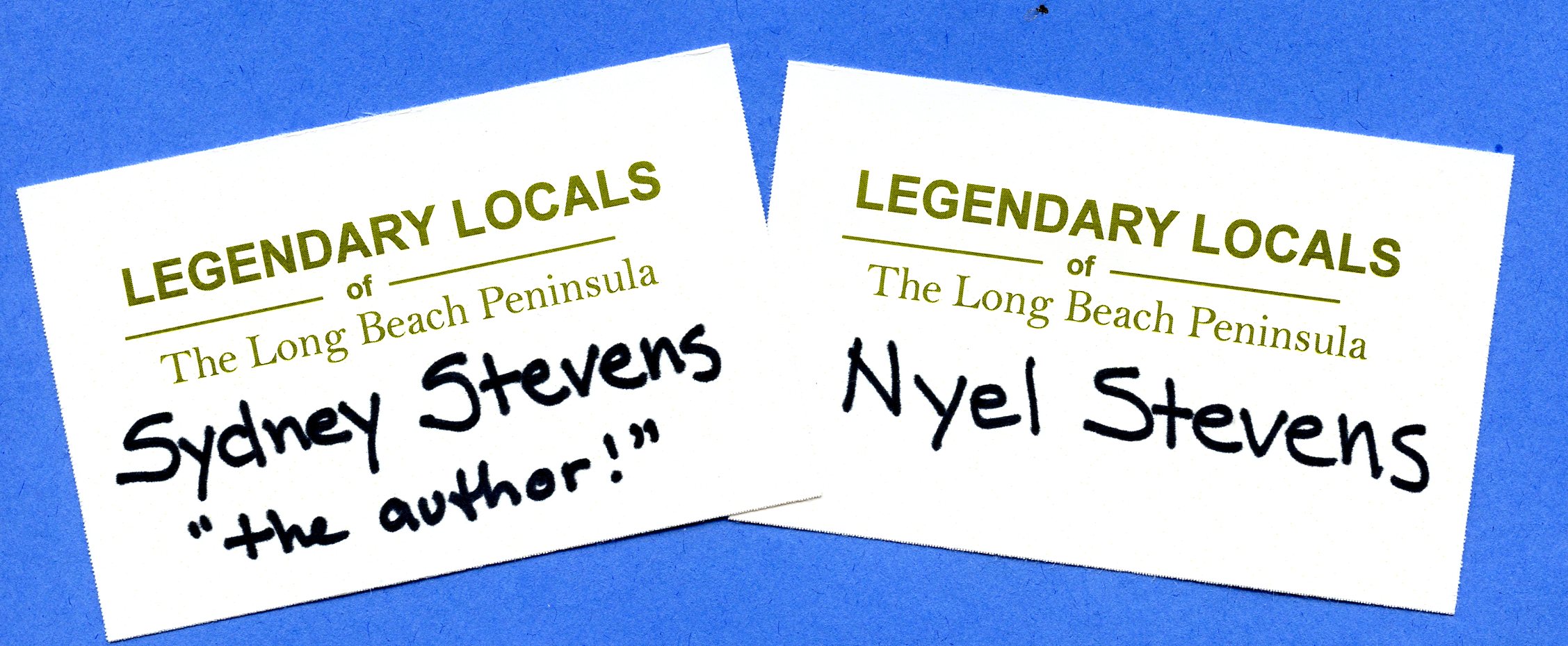 Name Tags, June 29, 2013
