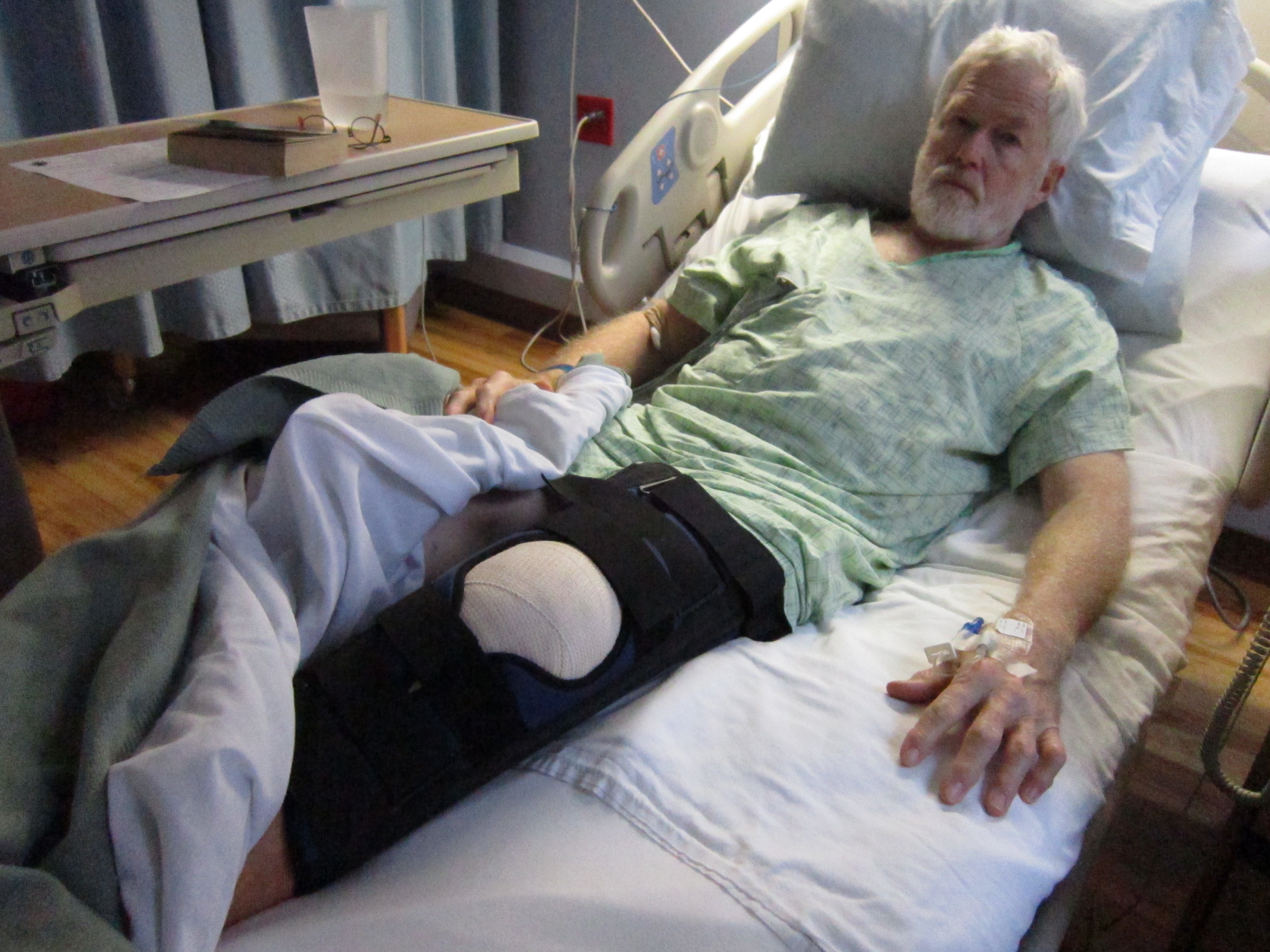 Nyel and the Knee Immobilizer