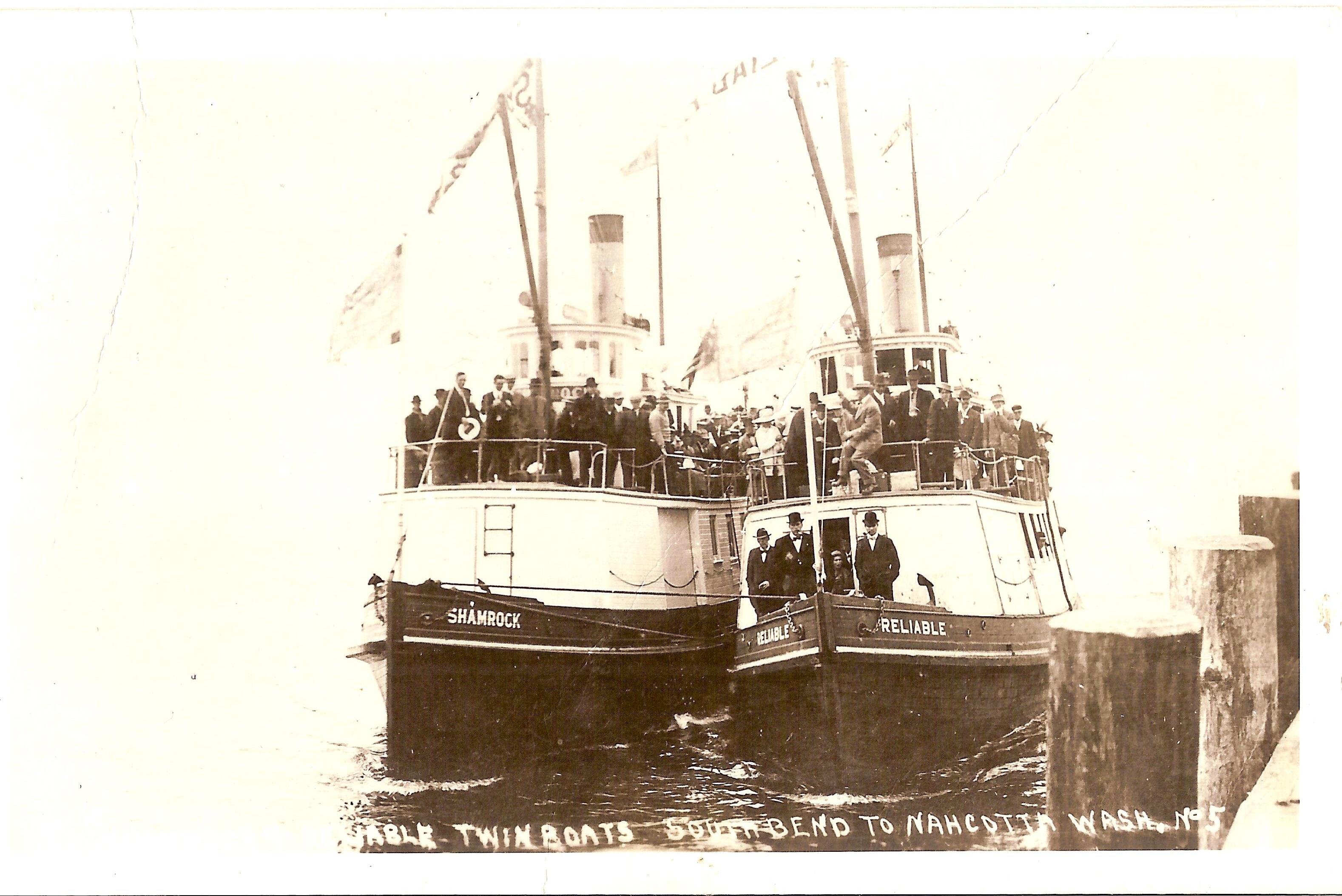 Shamrock and Reliable, circa 1905