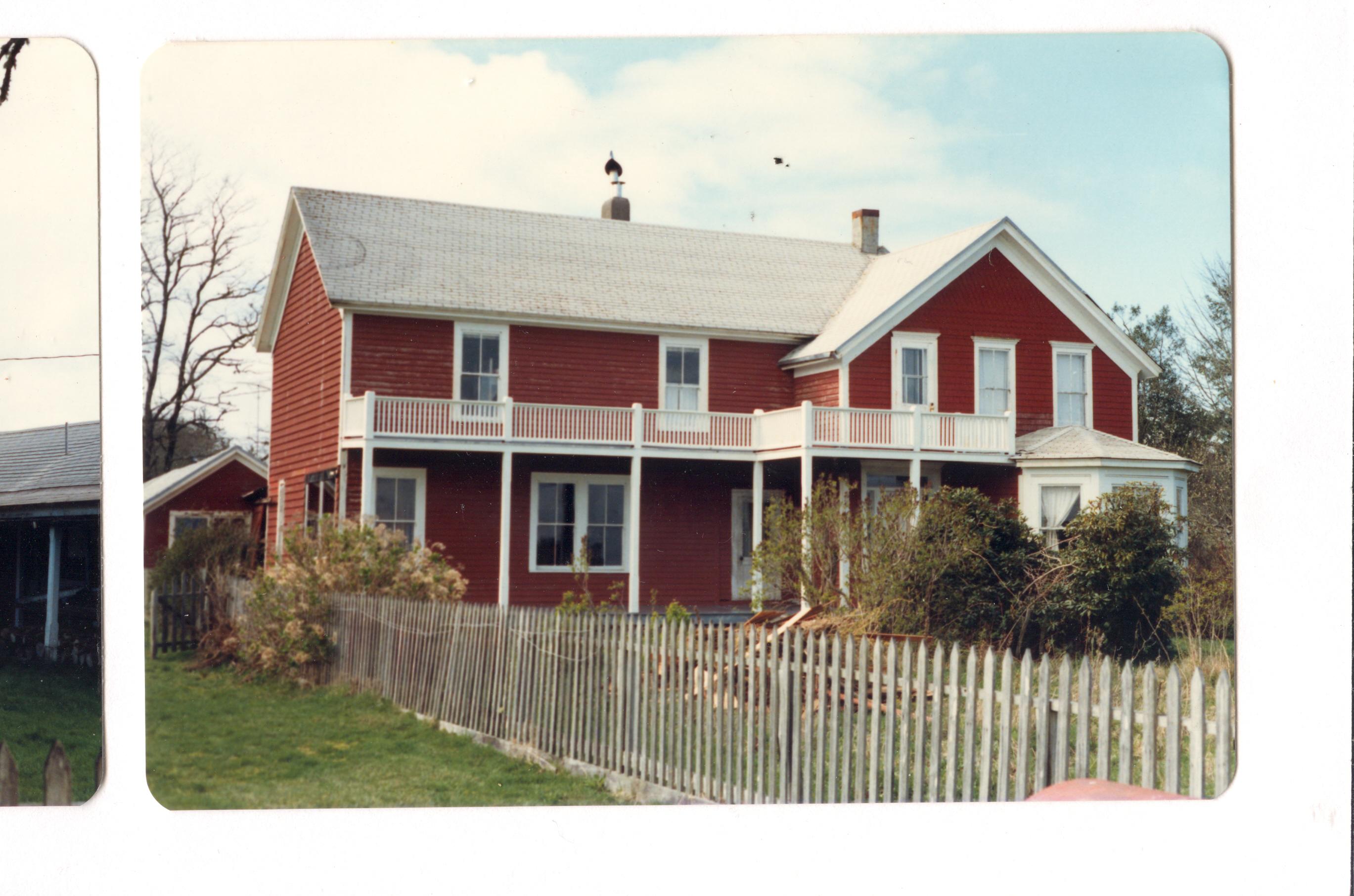 R.H. House Front Detail 1984