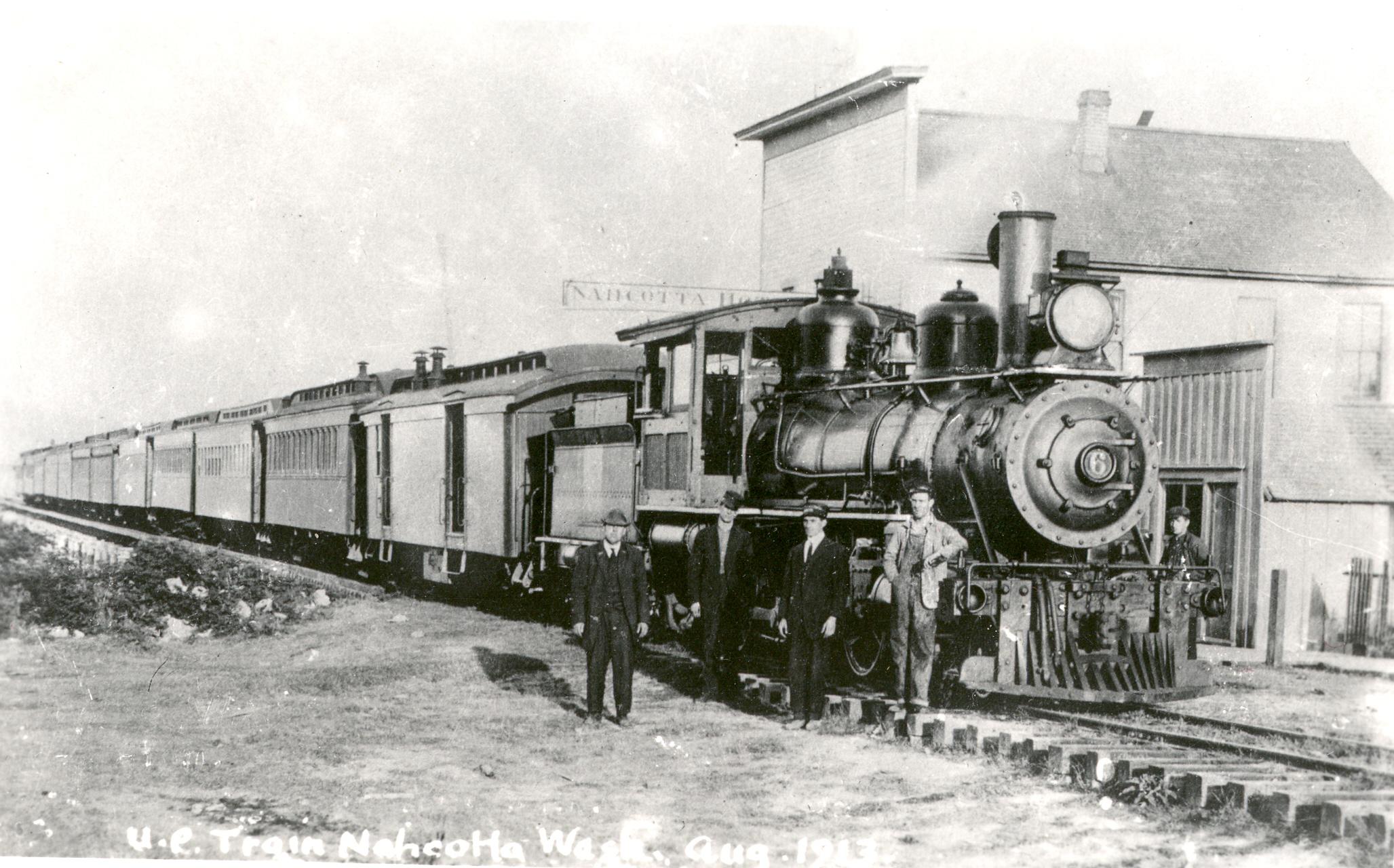 Train at Nahcotta August 1913